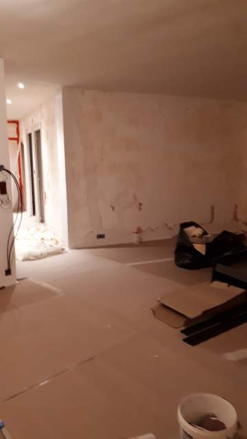 Préparation pour pose de toile et mise en peinture à Nantes