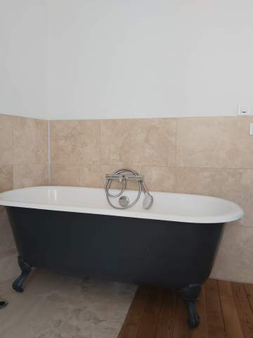 Rénovation d'une baignoire en Bretagne